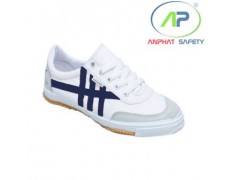 Giày bata Thượng Đình trắng sọc xanh